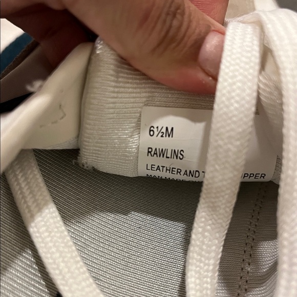 Tretorn Cream/Dark Green Shoes - Picture 6 of 8